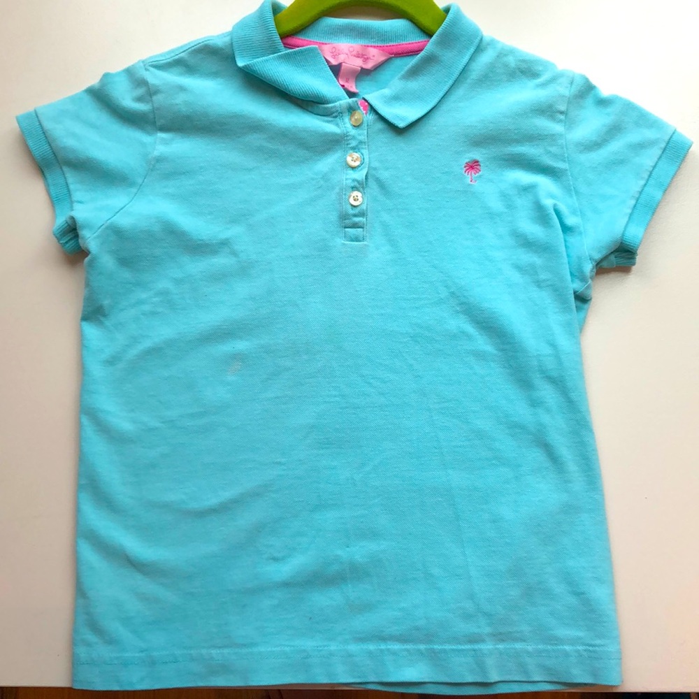 Lilly Pulitzer girls blue top
